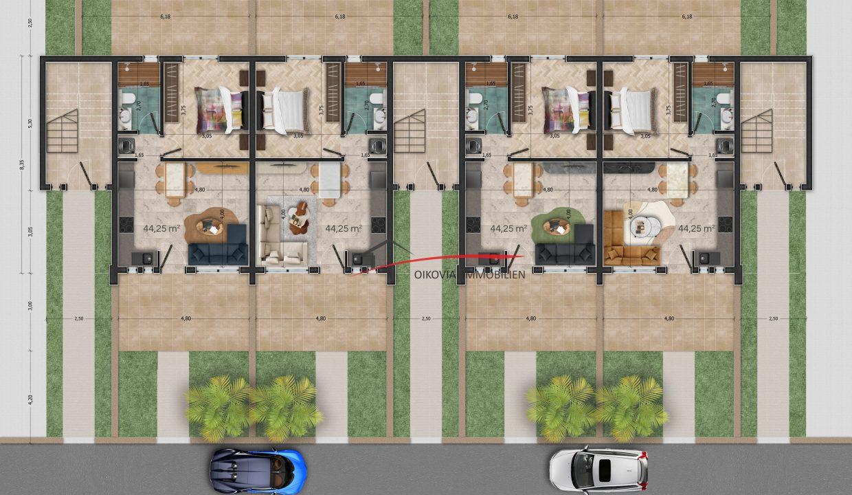 3. A2 - A13  ONE BEDROOM APARTMENTS GROUND FLOOR PLAN_page-0001